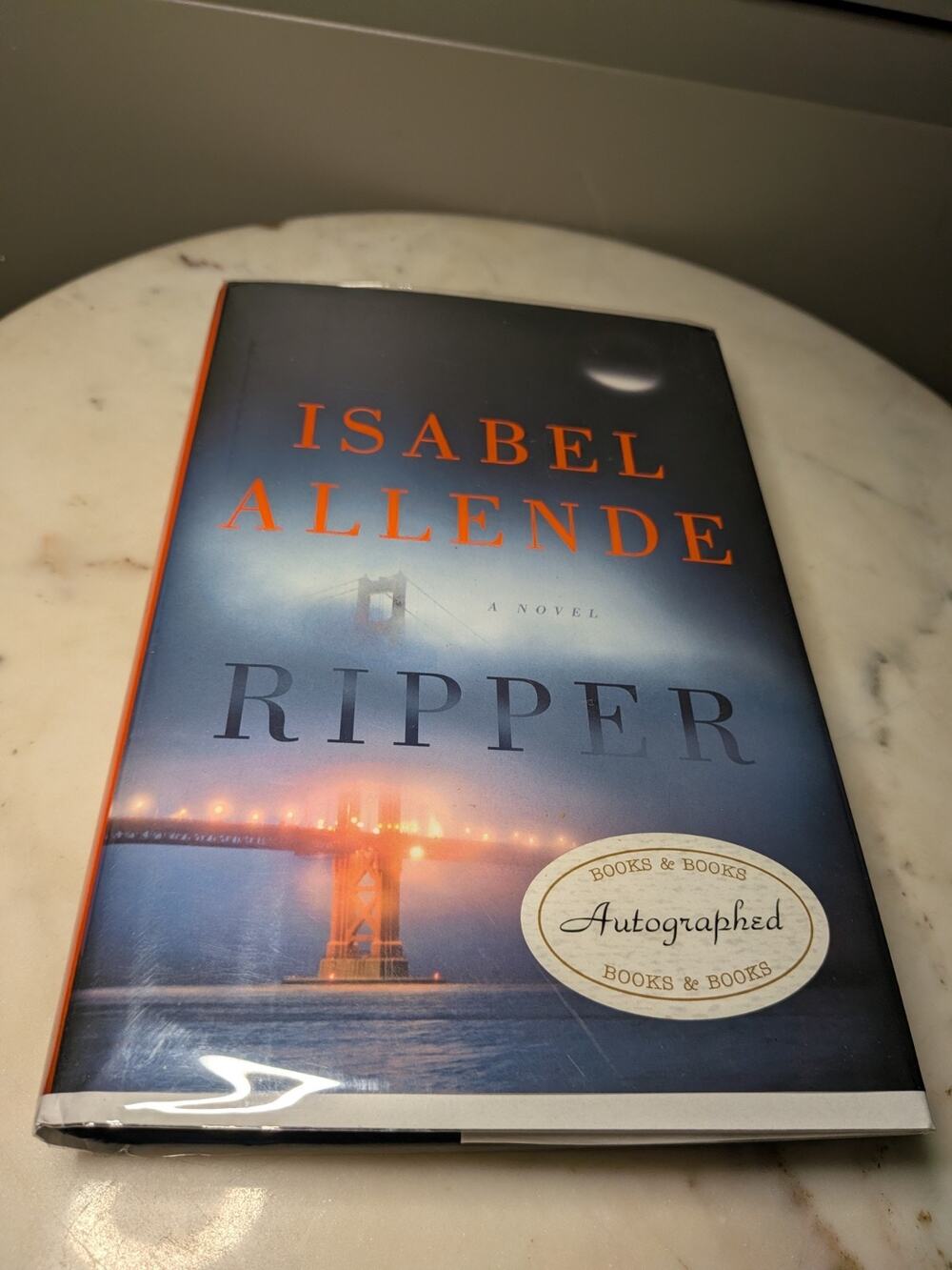 Ripper Isabel Allende Signed Hardcover Novel First Edition